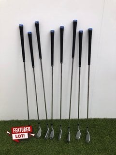 SET OF 8 TAYLORMADE QI10 IRON GOLF CLUBS - RRP £999: LOCATION - A1