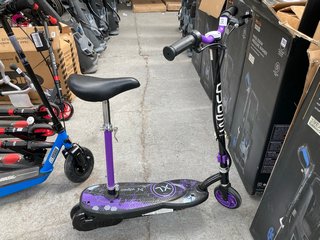 (COLLECTION ONLY) WIRED XL ELECTRIC SCOOTER IN BLACK AND PURPLE: LOCATION - B3