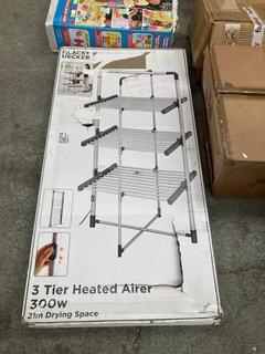 BLACK + DECKER 3 TIER HEATED CLOTHES AIRER: LOCATION - B4