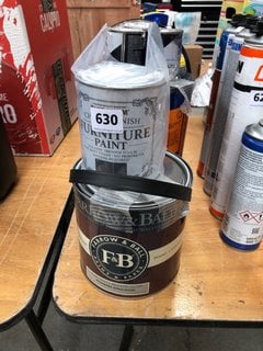 (COLLECTION ONLY) QTY OF ASSORTED DIY ITEMS TO INCLUDE FARROW & BALL MODERN EMULSION PAINT 'ELEPHANT'S BREATH #229' (PLEASE NOTE: 18+YEARS ONLY. ID MAY BE REQUIRED): LOCATION - B5