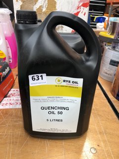 (COLLECTION ONLY) 2 X RYE OIL QUENCHING OIL 50 - 5L: LOCATION - B5