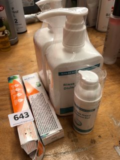 (COLLECTION ONLY) QTY OF ASSORTED ITEMS TO INCLUDE RINSE-FREE HAND DISINFECTION GEL: LOCATION - B5