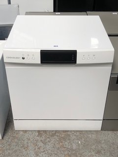 COOKOLOGY 8 PLACE TABLE TOP DISHWASHER IN WHITE MODEL : CTTD8WH RRP - £249.99: LOCATION - A8