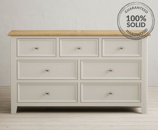 WEYMOUTH/HEMSBY SOFT WHITE WIDE CHEST OF DRAWERS - RRP £689: LOCATION - B4