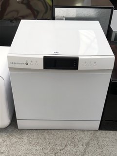 COOKOLOGY 8 PLACE TABLE TOP DISHWASHER IN WHITE MODEL : CTTD8WH RRP - £249.99: LOCATION - C6