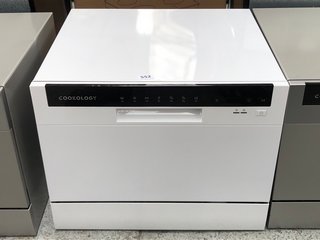 COOKOLOGY 6 PLACE TABLE TOP DISHWASHER IN WHITE MODEL : CTTD6WH RRP - £189.99: LOCATION - C6