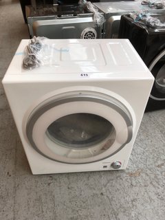 COOKOLOGY 2.5KG MINI TUMBLE DRYER IN WHITE MODEL : CMVD25WH RRP - £154.99: LOCATION - A4