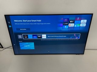 SAMSUNG CRYSTAL UHD CU8000 CLASS 43" 4K, SMART TV: MODEL NO UE43CU8000K (WITH POWER CABLE & REMOTE) [JPTM114850]
