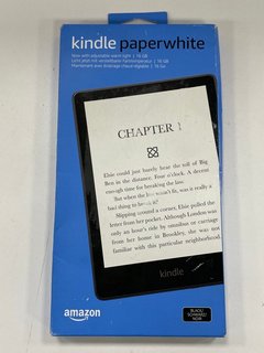 AMAZON KINDLE PAPERWHITE (11TH GENERATION) 6.8" E INK TABLET IN BLACK: MODEL NO 840268919771 (WITH BOX & ALL ACCESSORIES) [JPTM115816] (SEALED UNIT) THIS PRODUCT IS FULLY FUNCTIONAL AND IS PART OF OU