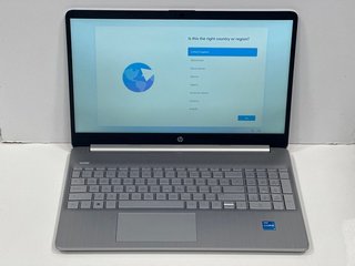 HP 15S-FQ2571SA 128 GB LAPTOP IN SILVER (WITH MAINS CHARGER) 11TH GEN INTEL CORE I3-1115G4 @ 3.00 GHZ, 4.00 GB RAM, 15.6" SCREEN, INTEL UHD GRAPHICS [JPTM115622] THIS PRODUCT IS FULLY FUNCTIONAL AND