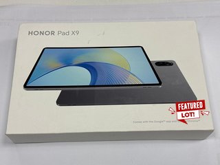 HONOR PAD X9 128 GB TABLET WITH WIFI (ORIGINAL RRP - £169) IN SPACE GREY: MODEL NO ELN-L09 (WITH BOX & CHARGER CABLE) [JPTM115701] THIS PRODUCT IS FULLY FUNCTIONAL AND IS PART OF OUR PREMIUM TECH AND