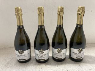 4 X ALLINI VALDOBBIADENE PROSECCO SUPERIORE DOCG 2021 75CL 11% VOL (PLEASE NOTE: 18+YEARS ONLY. ID MAY BE REQUIRED): LOCATION - BR9