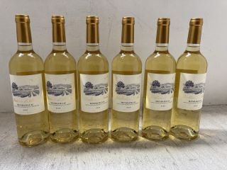 6 X VALLON D' ARCHE MONBAZILLAC 2020 WHITE WINE 75CL 12% VOL (PLEASE NOTE: 18+YEARS ONLY. ID MAY BE REQUIRED): LOCATION - BR9