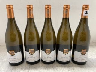 5 X LES AMANDIERS SAUVIGNON 2022 WHITE WINE 75CL 13% VOL (PLEASE NOTE: 18+YEARS ONLY. ID MAY BE REQUIRED): LOCATION - BR9