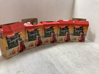 5 X SOL MAR SANGRIA BAG IN BOXES 3L 7% VOL BBE: 08/05/25 (PLEASE NOTE: 18+YEARS ONLY. ID MAY BE REQUIRED): LOCATION - BR9