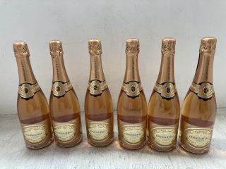 6 X BISSINGER & CO BRUT ROSE CHAMPAGNE 75CL 12.5% VOL (PLEASE NOTE: 18+YEARS ONLY. ID MAY BE REQUIRED): LOCATION - BR9