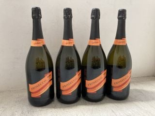 4 X ALLINI EXTRA DRY PROSECCO D.O.C 2022 150CL 10.5% VOL (PLEASE NOTE: 18+YEARS ONLY. ID MAY BE REQUIRED): LOCATION - BR9