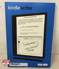 KINDLE SCRIBE (16 GB), THE FIRST KINDLE AND DIGITAL NOTEBOOK, ALL IN ONE, WITH A 10.2" 300 PPI PAPERWHITE DISPLAY, INCLUDES PREMIUM PEN.(SEALED): LOCATION - A