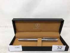 RUCKSTUHL STAINLESS STEEL LUXURY PEN IN GIFT BOX - HAND ASSEMBLED: LOCATION - A