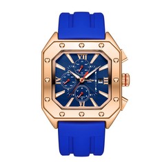LIMITED EDITION SWAN & EDGAR HAND ASSEMBLED ELEGANCE CLASSIQUE AUTOMATIC BLUE SKU:SE01171 RRP £200: LOCATION - A
