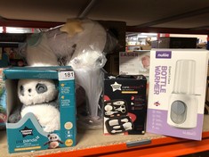 QTY OF ITEMS TO INCLUDE TOMMEE TIPPEE DELUXE BABY AND TODDLER SOUND AND LIGHT SLEEP AID WITH CRYSENSOR, 6 SOOTHING SOUNDS AND NIGHTLIGHT, USB-RECHARGEABLE AND MACHINE WASHABLE, PIP THE PANDA: LOCATIO