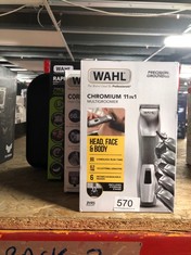 QTY OF ITEMS TO INCLUDE WAHL CHROMIUM 11 IN 1 MULTIGROOMER: LOCATION - D RACK