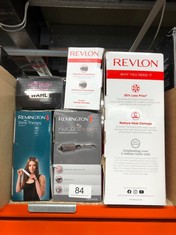 QTY OF ITEMS TO INCLUDE REVLON SALON ONE-STEP HAIR DRYER AND VOLUMISER FOR MID TO LONG HAIR (ONE-STEP, 2-IN-1 STYLING TOOL, IONIC AND CERAMIC TECHNOLOGY, UNIQUE OVAL DESIGN) RVDR5222: LOCATION - A RA
