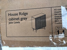 JOHN LEWIS ANYDAY RIDGE STORAGE CABINET RRP £199: LOCATION - FLOOR(COLLECTION OR OPTIONAL DELIVERY AVAILABLE)