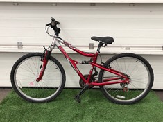 FS26* APOLLO KIDS FULL SUSPENSION MOUNTAIN BIKE: LOCATION - FLOOR(COLLECTION OR OPTIONAL DELIVERY AVAILABLE)