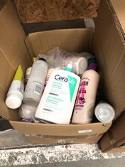 QTY OF BEAUTY ITEMS TO INCLUDE CERAVE FOAMING CLEANSER - COLLECTION ONLY - LOCATION RED RACK