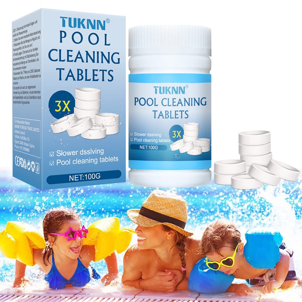 John Pye Auctions 63 X POOL CLEANING TABLETS,CHLORINE TABLETS FOR