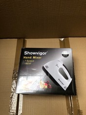 QTY OF ASSORTED ITEMS TO INCLUDE SHOW VIGOR HAND MIXER 7 SPEED 180 W - RRP £240: LOCATION - A
