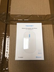 QTY OF TECH ITEMS TO INCLUDE TECKNET WIRELESS RECHARGEABLE SILENT MOUSE - RRP £320: LOCATION - A