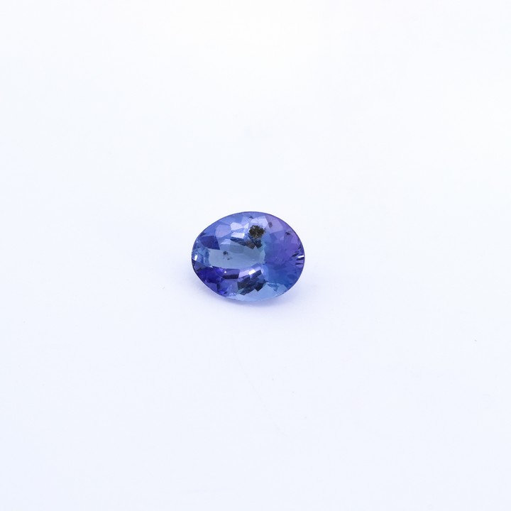 1.18ct Tanzanite Faceted Oval-cut Single Gemstone, 8x6mm