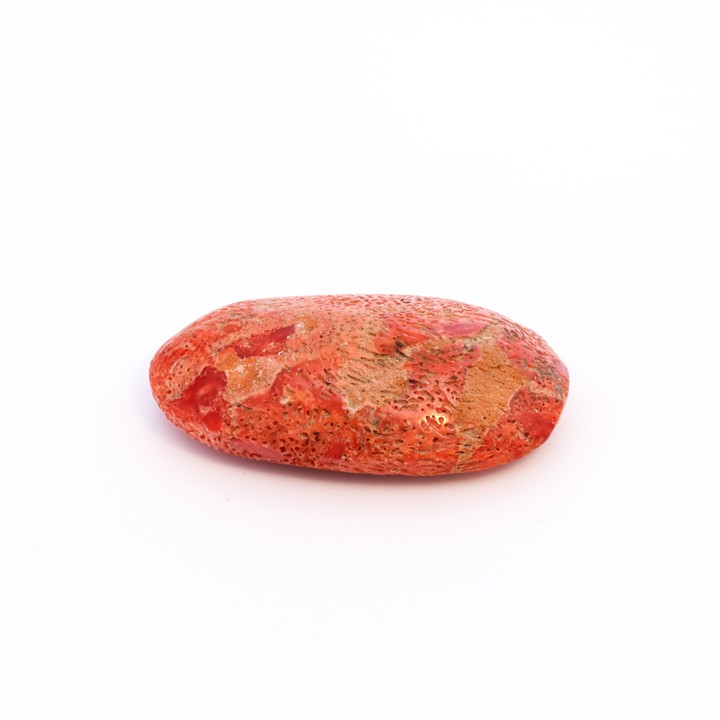 8.00ct Red Coral Cabochon Oval-cut Gemstone (VAT Only Payable on Buyers Premium)