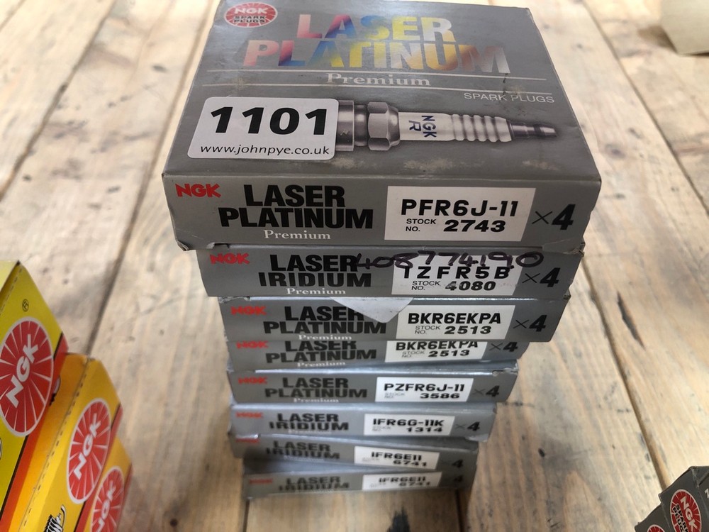 John Pye Auctions - 8 X NGK LASER PLATINUM PREMIUM PFR6J-11 SPARK PLUGS ...