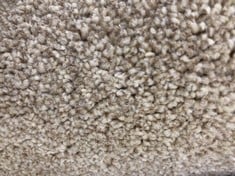 APPROX 4 X 4M ROLLED CARPET IN LIGHT BEIGE (COLLECTION ONLY)