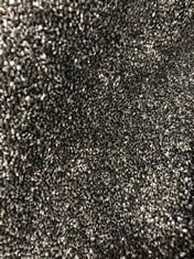 APPROX 5 X 4M ROLLED CARPET IN BLACK / GREY MIX (COLLECTION ONLY)