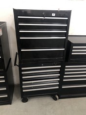 6 DRAWER LOCKABLE TOOL CABINET IN BLACK TO INCLUDE 5 DRAWER LOCKABLE TOOL CABINET IN BLACK (COLLECTION OR OPTIONAL DELIVERY) (KERBSIDE PALLET DELIVERY)