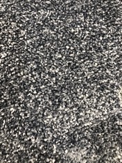 APPROX 4M ROLLED CARPET IN GREY-BLUE (COLLECTION ONLY)