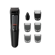 ASSORTED TRIMMERS TO INCLUDE 7 DAY 1 HAIR ALL-IN-ONE TRIMMER CLIPPER KIT MG3720 4911 STEEL BLADES CUTTING PIN. (DELIVERY ONLY)