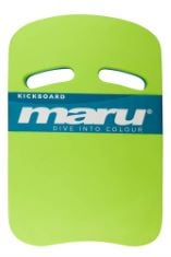 QUANTITY OF ASSORTED ITEMS TO INCLUDE MARU SWIMMING KICKBOARD SWIM AID, POOL FLOAT FOR ADULTS AND KIDS, SWIM SPORTS TRAINING EQUIPMENT, IMPROVE BODY POSITION AND BALANCE IN THE WATER (LIME/BLUE, ONE