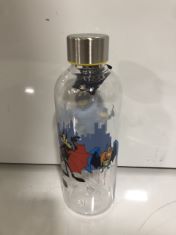 9 X BATMAN LOONEY TOONS WATER BOTTLE. (DELIVERY ONLY)