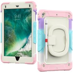 QTY OF ITEMS TO INLCUDE APPROX 30X SILICONE CASE FOR IPAD 6TH GENERATION, COMPATIBLE WITH IPAD PRO 9.7, IPAD AIR 2, TRIPLE PROTECTION SILICONE CASE WITH STAND/GRIP/PEN HOLDER/SHOULDER STRAP C-PINK, M