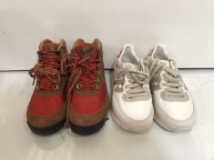 5X ASSORTED WOMEN’S SIZE 3 SHOES TO INCLUDE DANNER BOOTS . (DELIVERY ONLY)