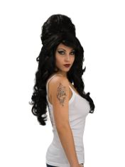 QTY OF ITEMS TO INLCUDE BOX OF ASSORTED FANCY DRESS TO INCLUDE RUBIE'S OFFICIAL AMY WINEHOUSE REHAB COSTUME WIG, ADULT FANCY DRESS ACCESSORY, SMIFFYS 61030 CHRISTMAS PARSNIP COSTUME, UNISEX ADULT, BR
