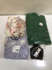 20 X ASSORTED WOMENS CLOTHING ITEMS TO INCLUDE GREEN JUMPER IN SIZE SMALL - RRP - £1040. (DELIVERY ONLY)