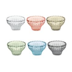 6 X GUZZINI BOWL, WHITE, 12 CM. (DELIVERY ONLY)