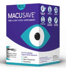 34 X MACU-SAVE FOOD SUPPLEMENT WITH MESO-ZEAXANTHIN/LUTEIN AND ZEAXANTHIN - 90 CAPSULES. (DELIVERY ONLY)