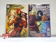 2 X ASSORTED MARVEL GRAPHIC NOVELS TO INCLUDE SPIDER-MAN SYMBIOTE VARIANT EDITION (DELIVERY ONLY)